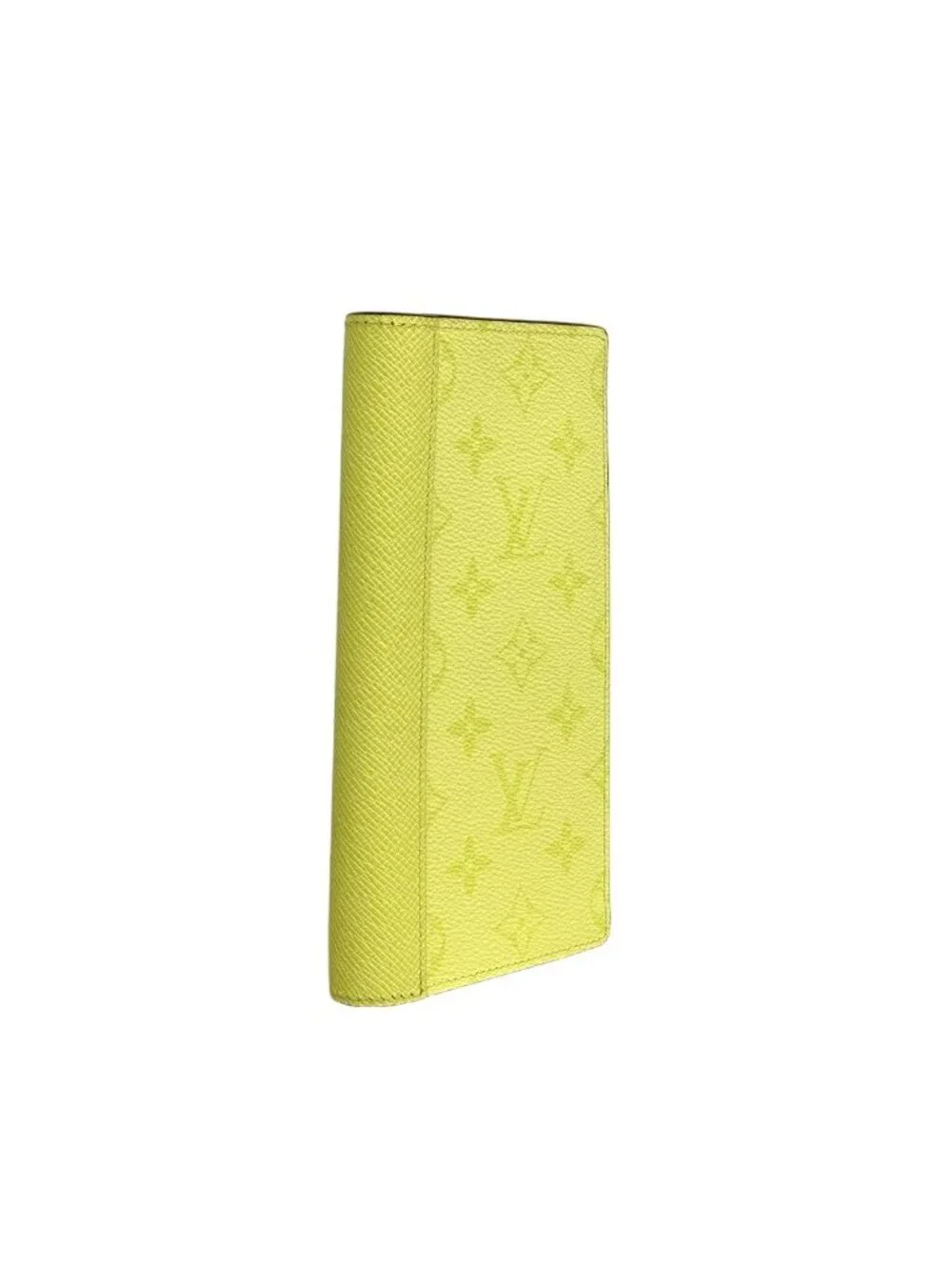 Louis Vuitton Wallet Taigarama Portefeuille Brazza Lemon
